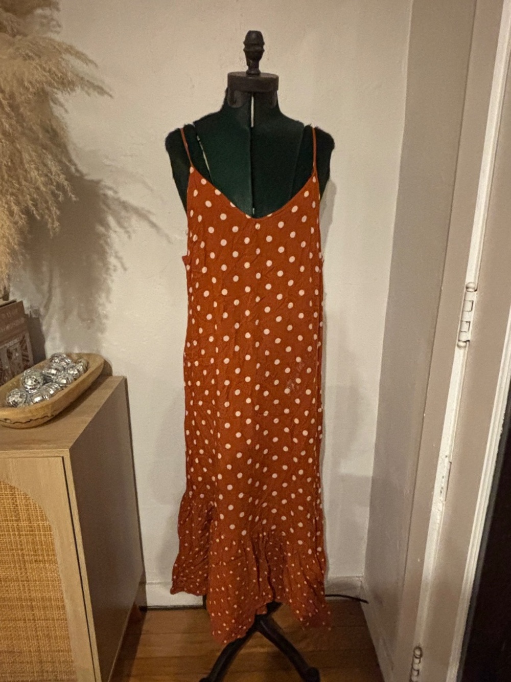 BP polka maxi dress